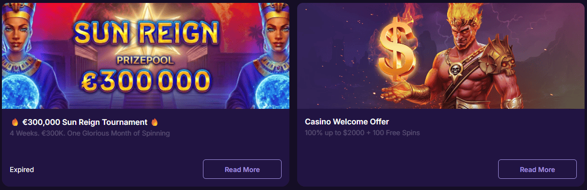 Spinbet Casino Bonus